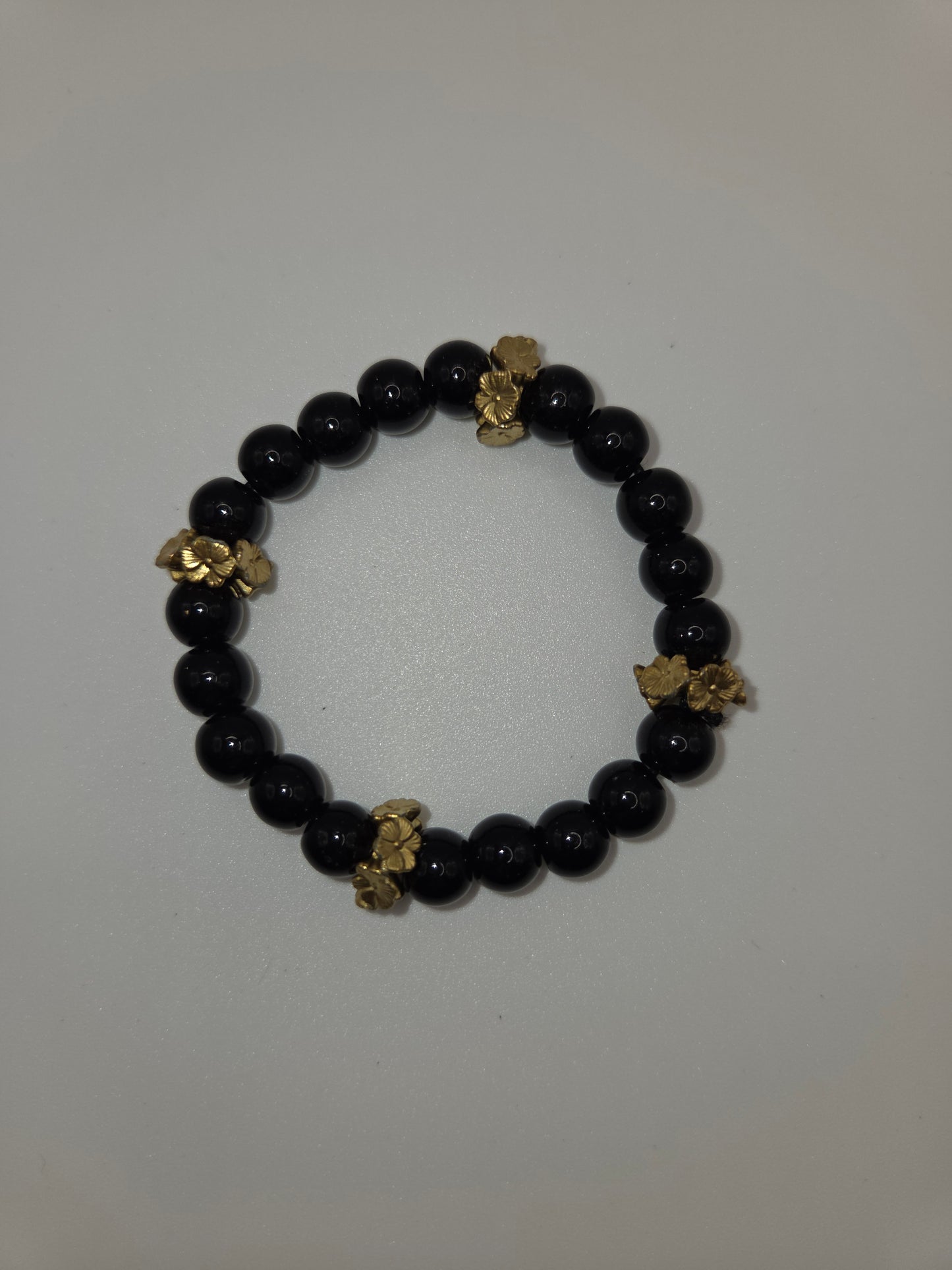 Midnight Bloom Halo Bracelet