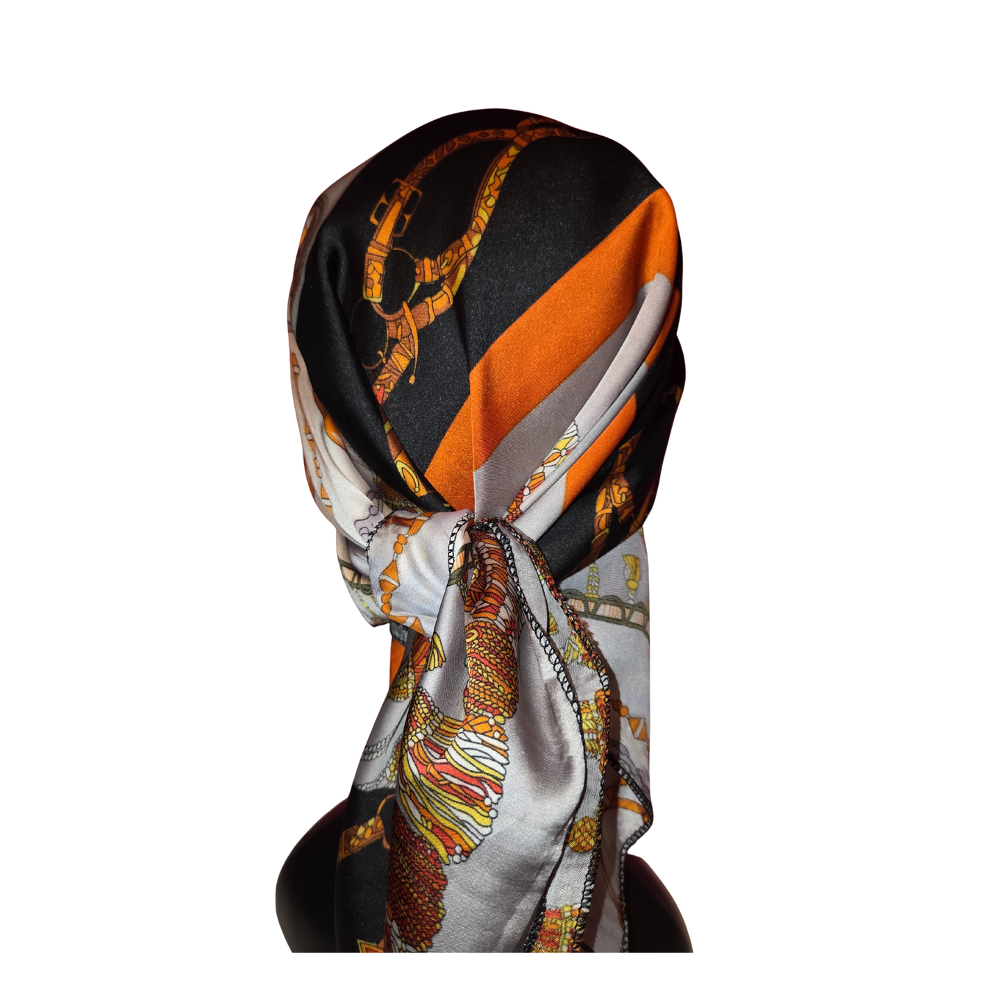 Tasseltrail Canvas Silk Hair Scarf