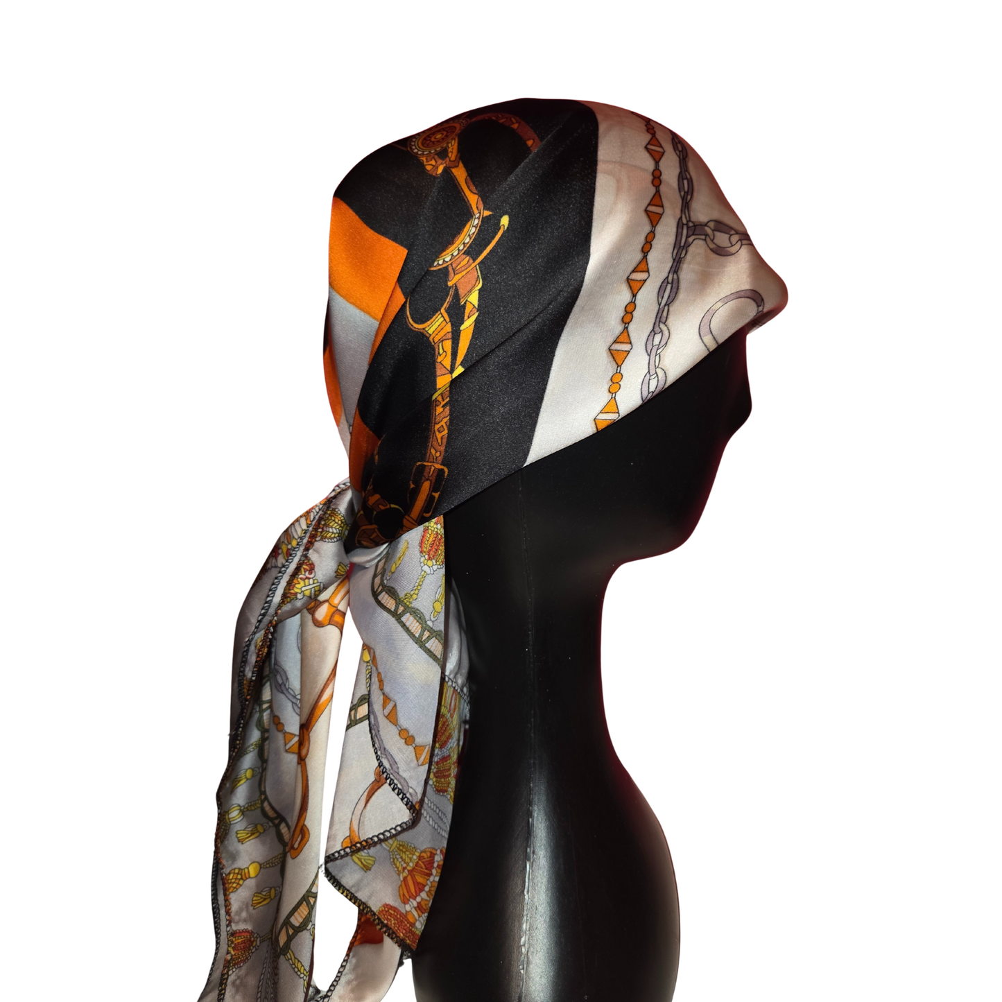 Tasseltrail Canvas Silk Hair Scarf