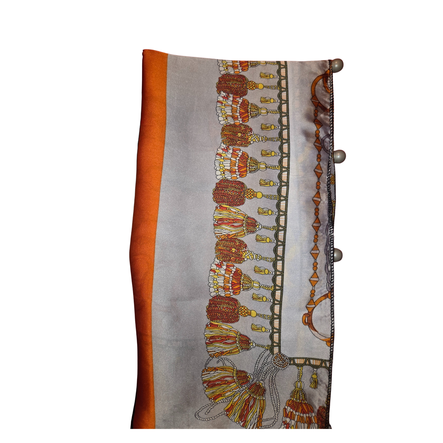 Tasseltrail Canvas Silk Hair Scarf